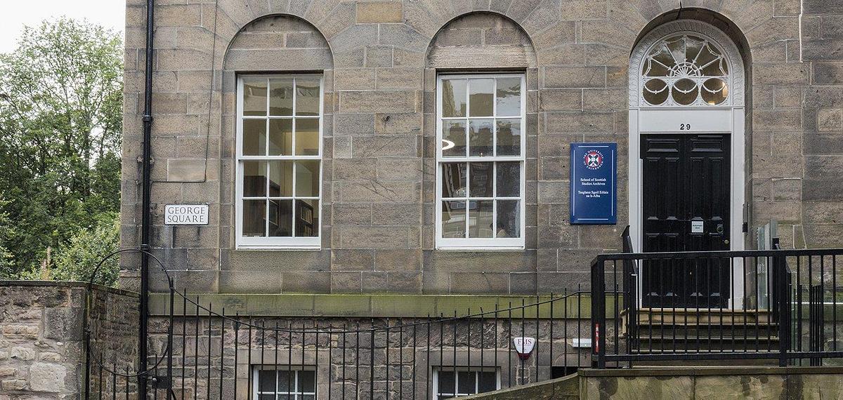 The School of Scottish Studies Archives is located at 29 George Square, Edinburgh